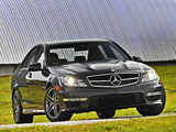 Mercedes-Benz C 63 AMG US-spec (W204) 2011 wallpapers