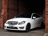 Mercedes-Benz C 220 CDI Coupe UK-spec (C204) 2011 wallpapers