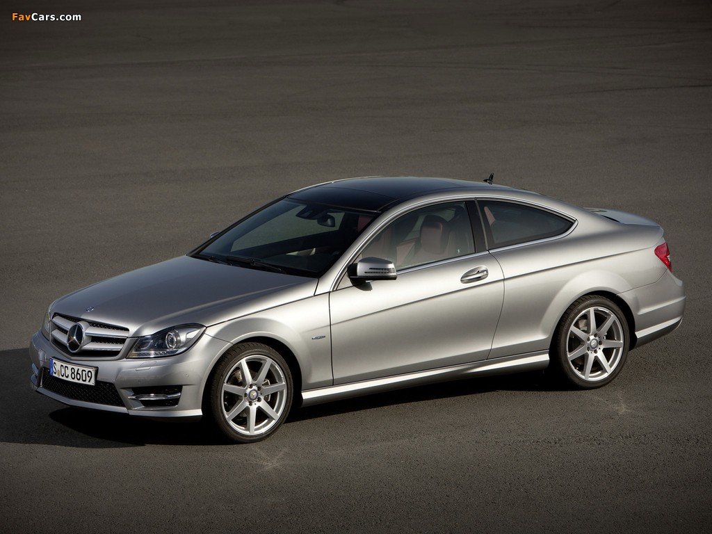 Mercedes-Benz C 250 Coupe (C204) 2011 wallpapers (1024 x 768)