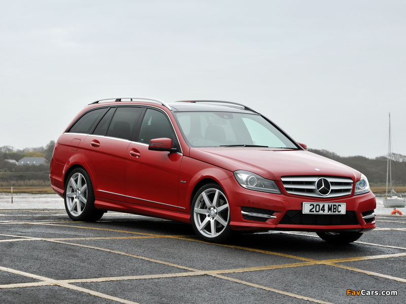 Mercedes-Benz C 250 CDI AMG Sports Package Estate UK-spec (S204) 2011 wallpapers (800 x 600)