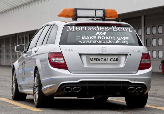 Mercedes-Benz C 63 AMG Estate F1 Medical Car (S204) 2011 wallpapers