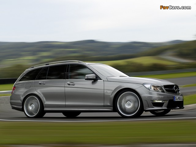 Mercedes-Benz C 63 AMG Estate (S204) 2011 wallpapers (640 x 480)