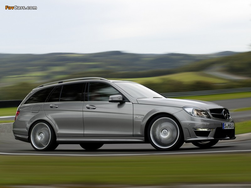 Mercedes-Benz C 63 AMG Estate (S204) 2011 wallpapers (800 x 600)