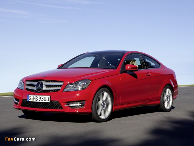 Mercedes-Benz C 350 Coupe (C204) 2011 wallpapers (640 x 480)
