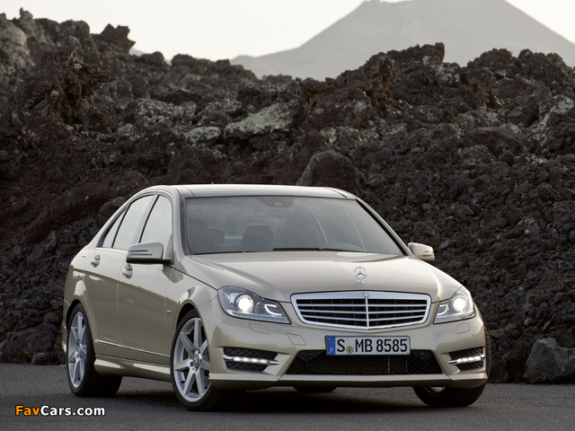 Mercedes-Benz C 350 AMG Sports Package (W204) 2011 wallpapers (640 x 480)