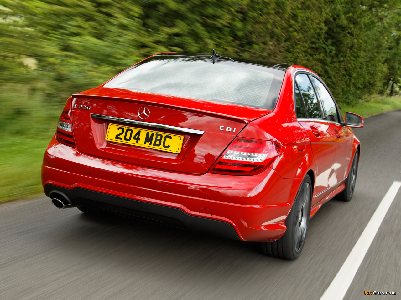 Mercedes-Benz C 220 CDI AMG Sports Package UK-spec (W204) 2011 wallpapers (1280 x 960)