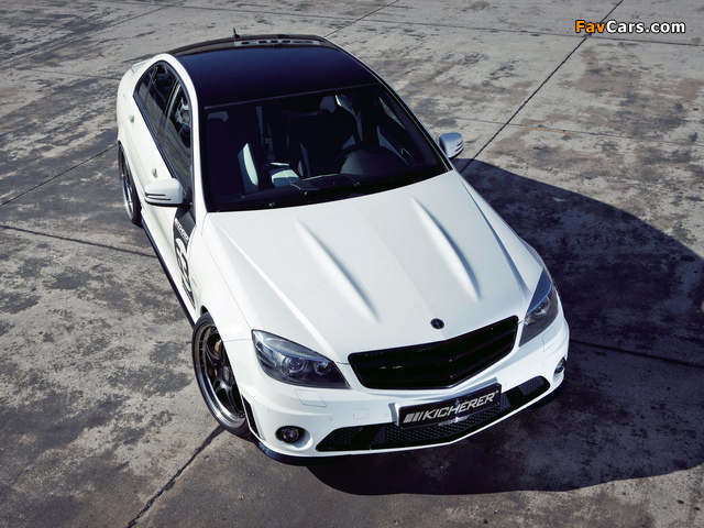 Kicherer C63 White Edition (W204) 2011 wallpapers (640 x 480)