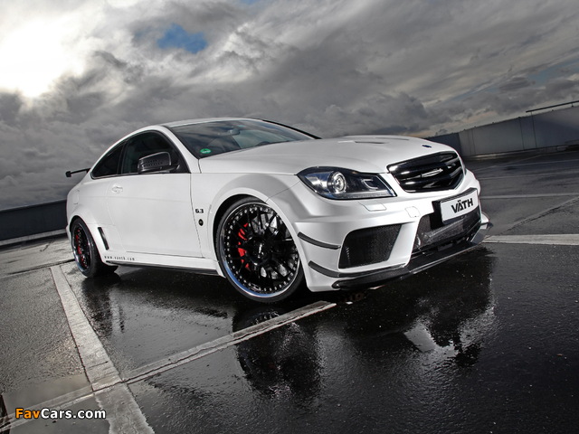 VÄTH V63 Supercharged Black Series Coupe (C204) 2012 wallpapers (640 x 480)