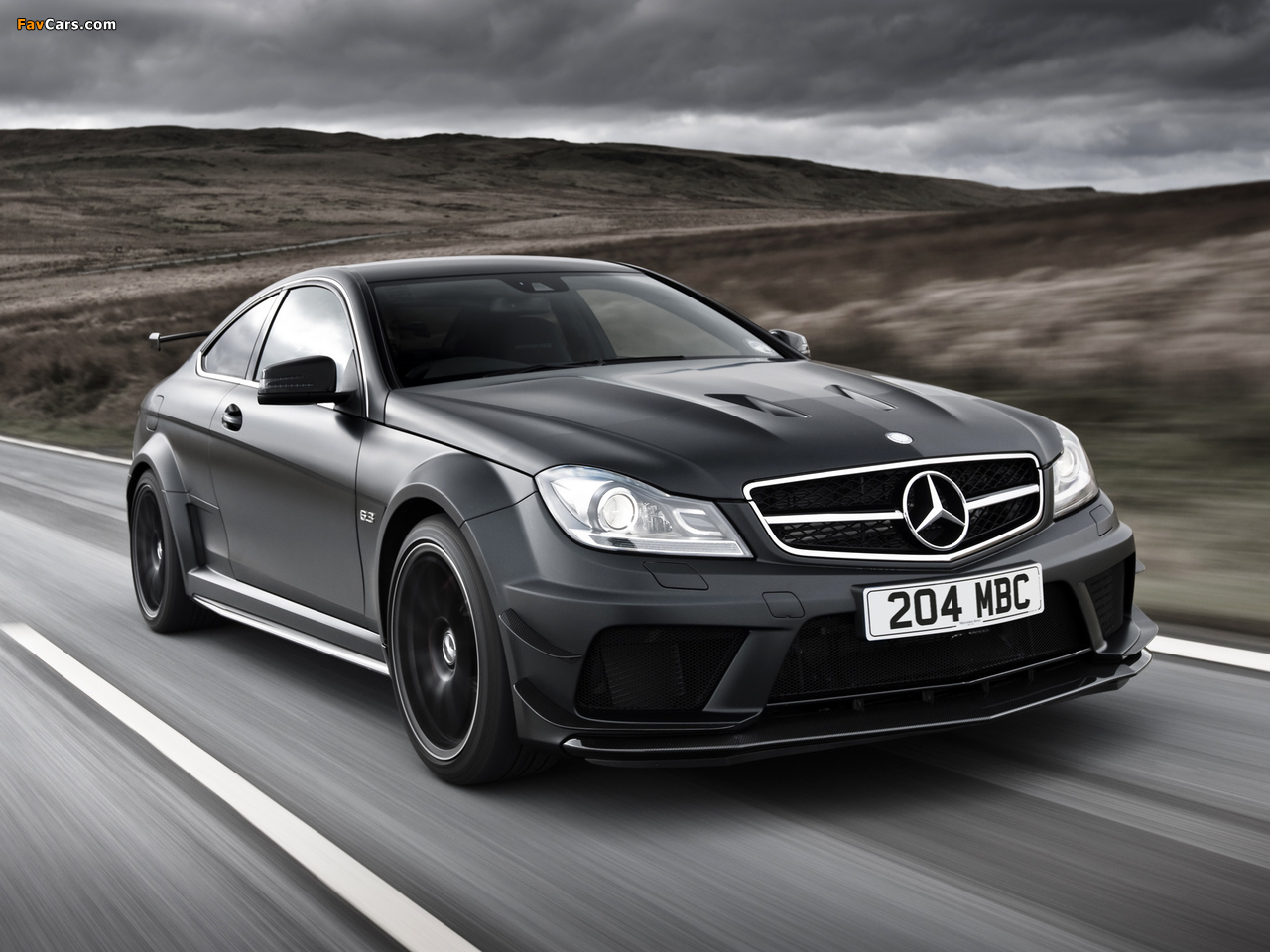 Mercedes-Benz C 63 AMG Black Series Coupe UK-spec (C204) 2012 wallpapers (1280 x 960)