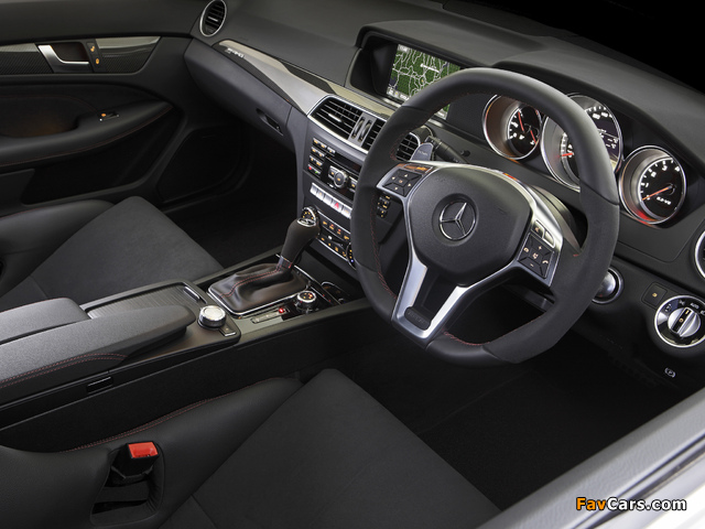 Mercedes-Benz C 63 AMG Black Series Coupe AU-spec (C204) 2012 wallpapers (640 x 480)