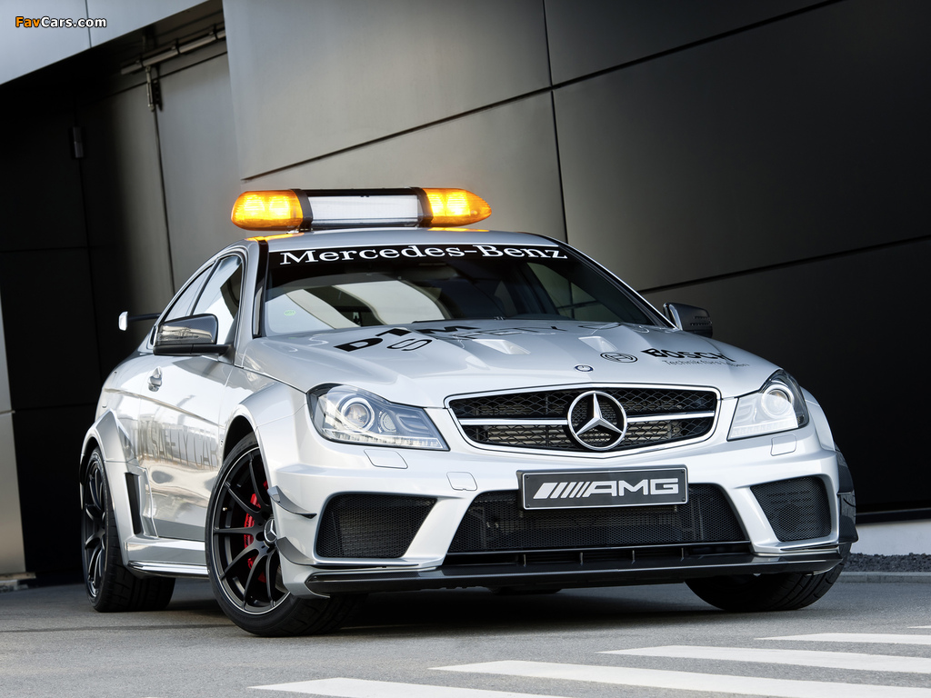 Mercedes-Benz C 63 AMG Black Series Coupe DTM Safety Car (C204) 2012 wallpapers (1024 x 768)