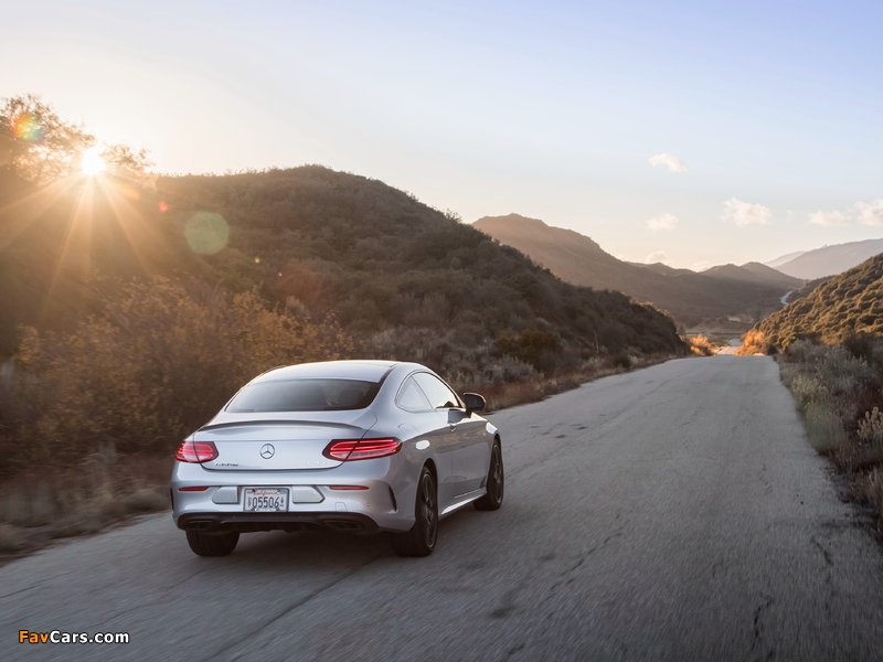 Mercedes-AMG C 43 4MATIC Coupé North America (C205) 2016 wallpapers (800 x 600)