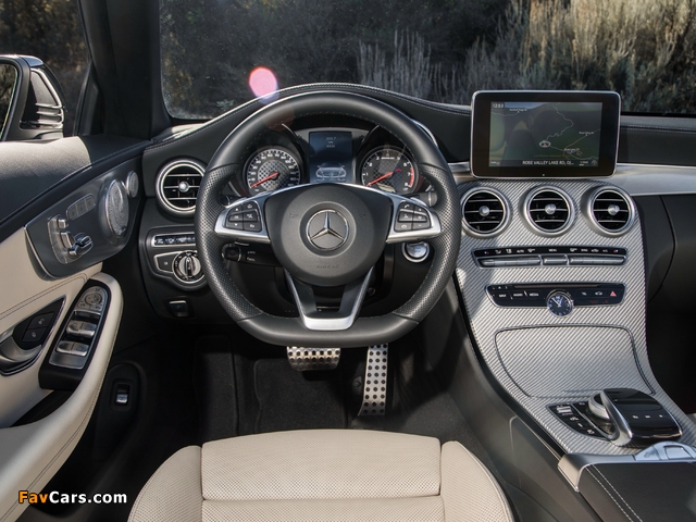 Mercedes-AMG C 43 4MATIC Cabriolet North America (A205) 2016 wallpapers (640 x 480)