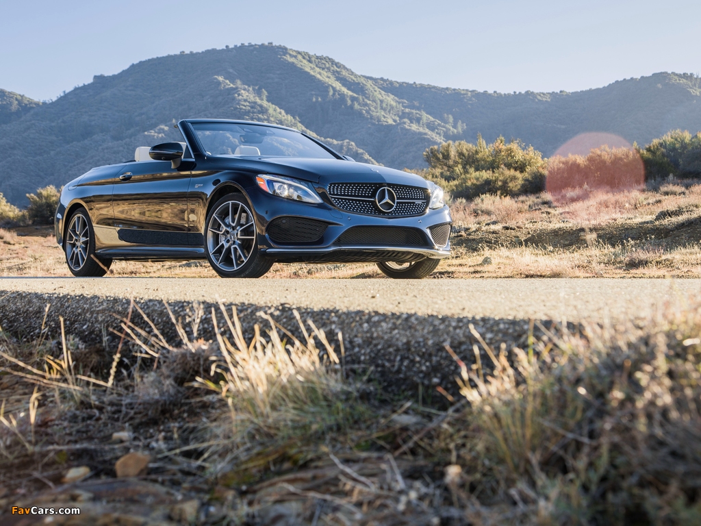 Mercedes-AMG C 43 4MATIC Cabriolet North America (A205) 2016 wallpapers (1024 x 768)