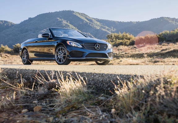 Mercedes-AMG C 43 4MATIC Cabriolet North America (A205) 2016 wallpapers