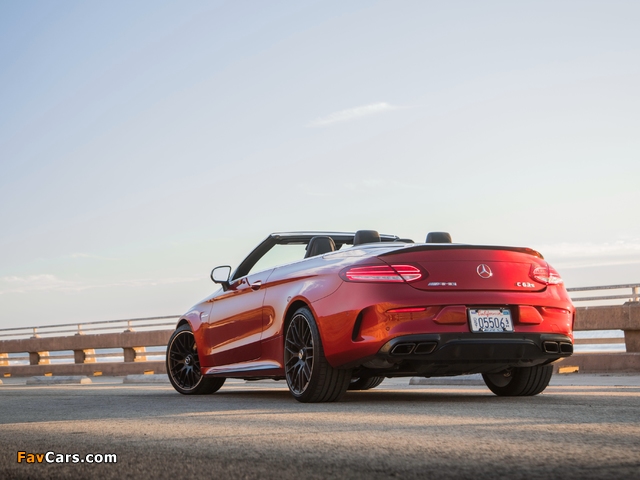 Mercedes-AMG C 63 S Cabriolet North America (A205) 2016 wallpapers (640 x 480)