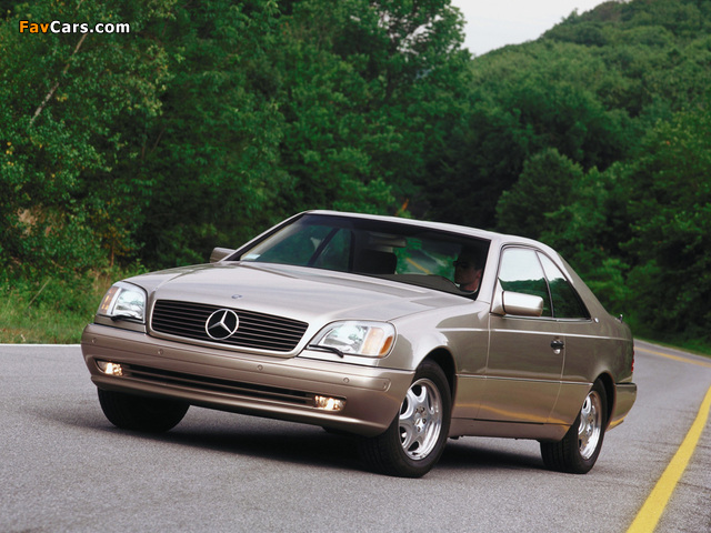 Images of Mercedes-Benz CL-Klasse US-spec (C140) 1993–99 (640 x 480)