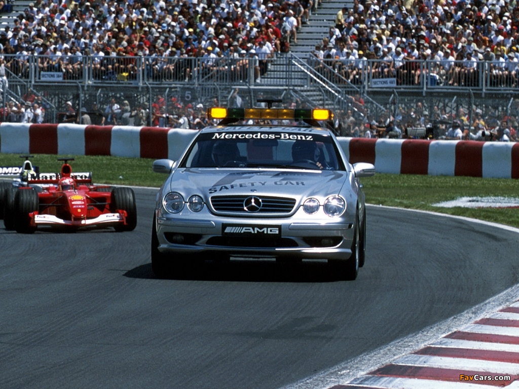 Images of Mercedes-Benz CL 55 AMG F1 Safety Car (C215) 2000–01 (1024 x 768)
