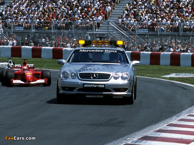 Images of Mercedes-Benz CL 55 AMG F1 Safety Car (C215) 2000–01 (640 x 480)