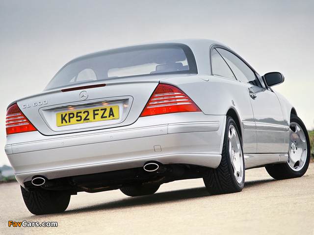 Images of Mercedes-Benz CL 600 UK-spec (C215) 2002–06 (640 x 480)