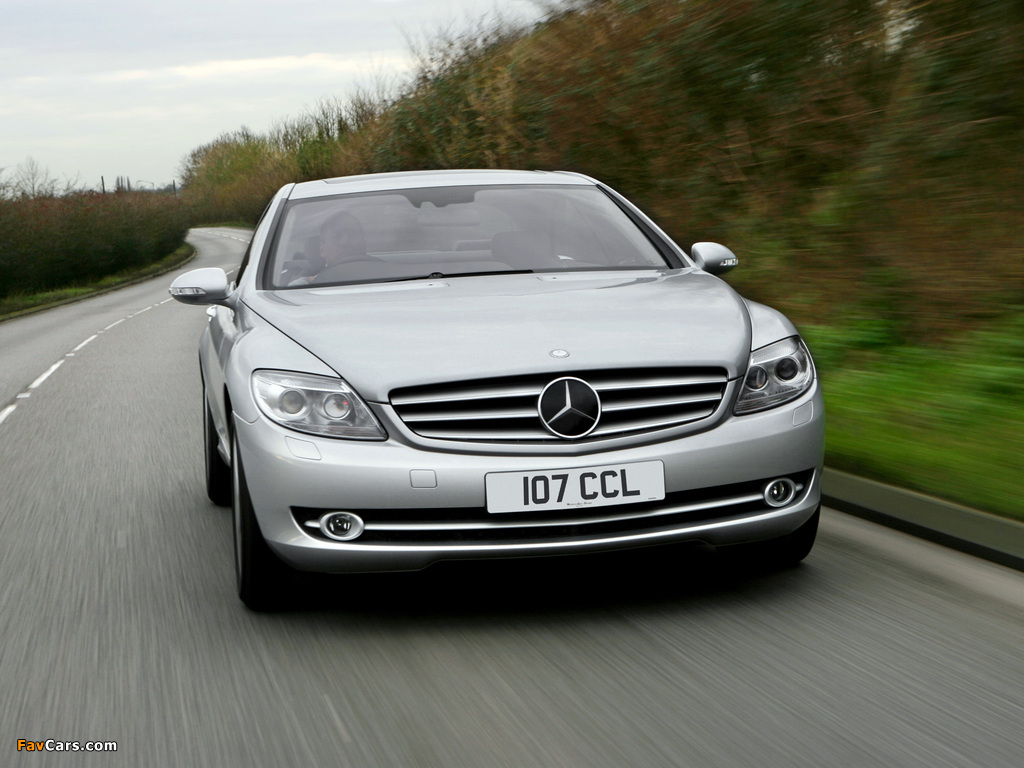 Images of Mercedes-Benz CL 500 UK-spec (C216) 2006–10 (1024 x 768)