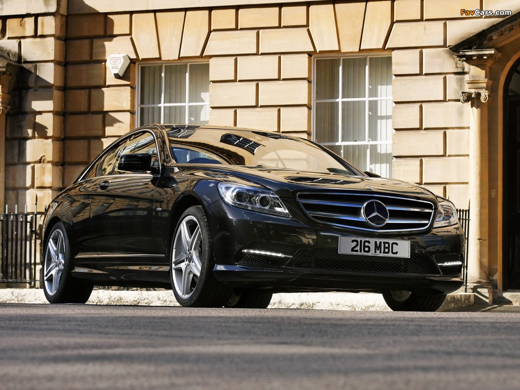 Images of Mercedes-Benz CL 500 AMG Sports Package UK-spec (C216) 2010 (1024 x 768)