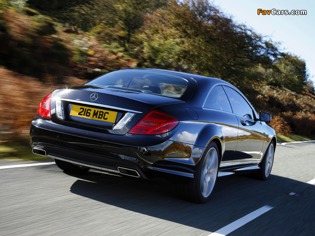 Images of Mercedes-Benz CL 500 AMG Sports Package UK-spec (C216) 2010 (640 x 480)