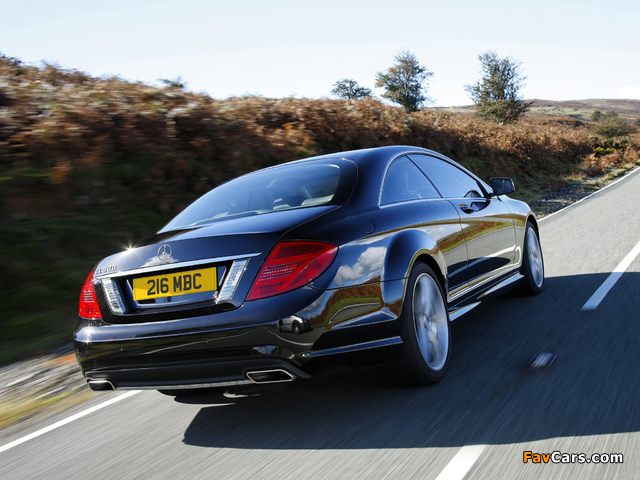 Images of Mercedes-Benz CL 500 AMG Sports Package UK-spec (C216) 2010 (640 x 480)