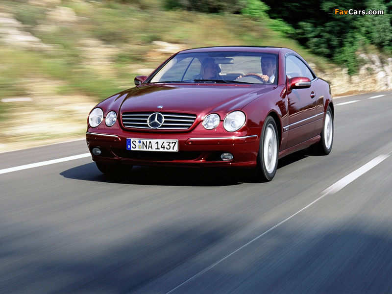 Mercedes-Benz CL 600 (S215) 1999–2002 images (800 x 600)
