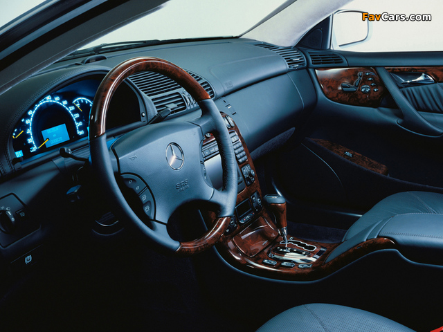 Mercedes-Benz CL 600 (S215) 1999–2002 images (640 x 480)