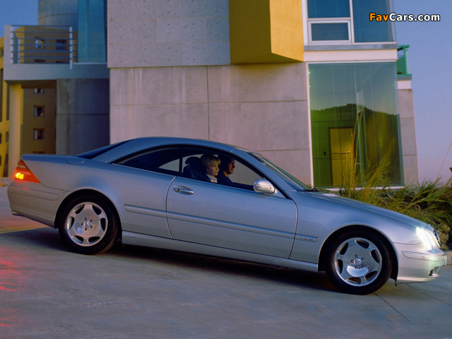 Mercedes-Benz CL 600 (S215) 1999–2002 images (640 x 480)