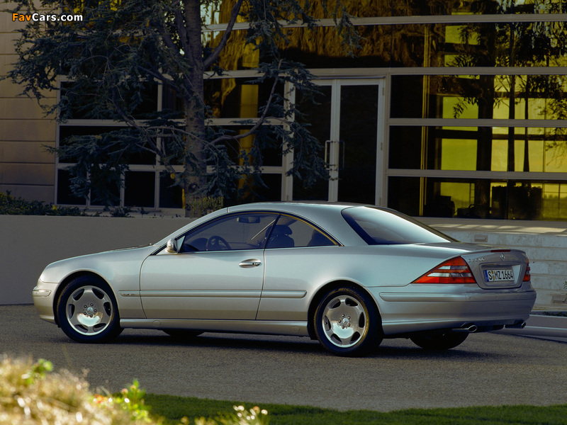 Mercedes-Benz CL 600 (S215) 1999–2002 photos (800 x 600)