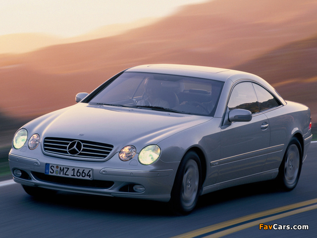 Mercedes-Benz CL 600 (S215) 1999–2002 pictures (640 x 480)
