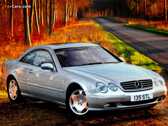 Mercedes-Benz CL 600 UK-spec (C215) 1999–2002 wallpapers (640 x 480)