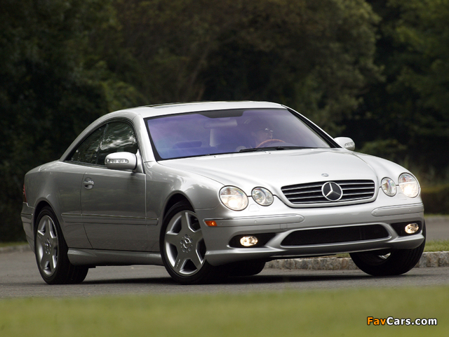 Mercedes-Benz CL 500 US-spec (C215) 1999–2006 wallpapers (640 x 480)