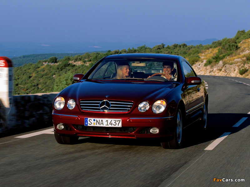 Mercedes-Benz CL 600 (S215) 1999–2002 wallpapers (800 x 600)