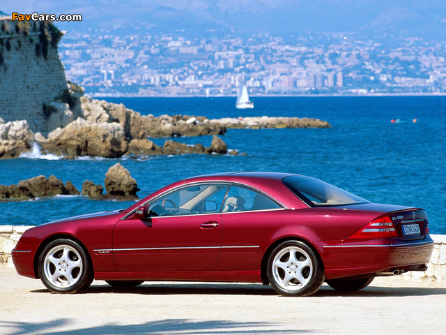 Mercedes-Benz CL 600 (S215) 1999–2002 wallpapers (640 x 480)