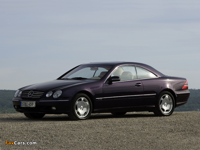 Mercedes-Benz CL 600 (S215) 1999–2002 wallpapers (640 x 480)