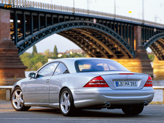 Mercedes-Benz CL 55 AMG F1 Limited Edition (C215) 2000 photos (640 x 480)