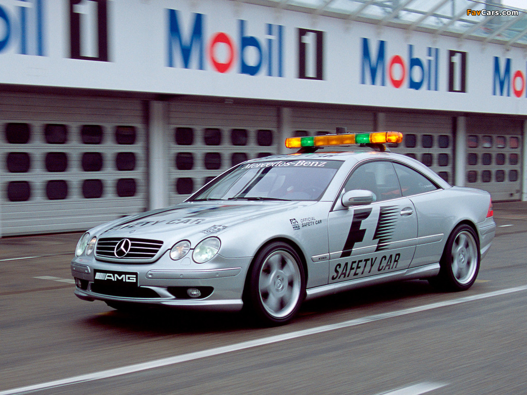 Mercedes-Benz CL 55 AMG F1 Safety Car (C215) 2000–01 photos (1024 x 768)