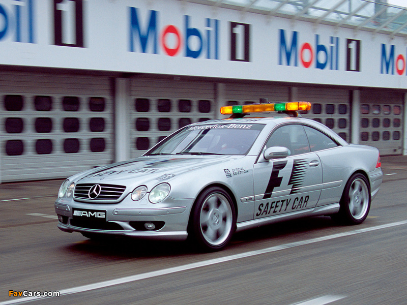 Mercedes-Benz CL 55 AMG F1 Safety Car (C215) 2000–01 photos (800 x 600)