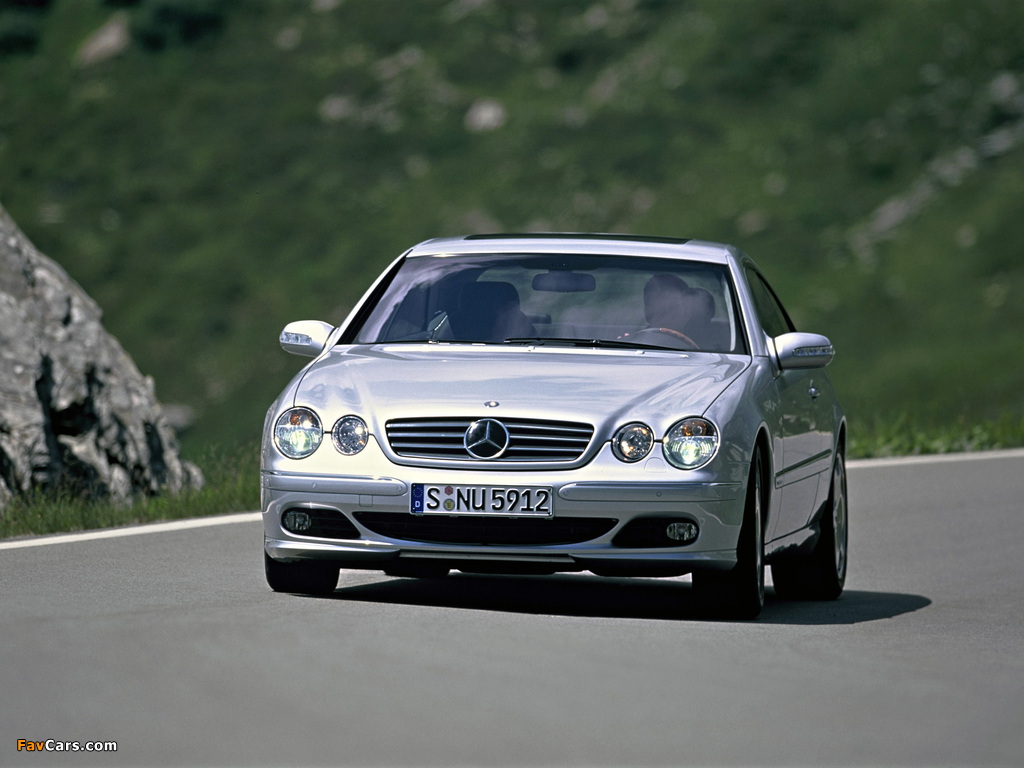 Mercedes-Benz CL 600 (C215) 2002–06 images (1024 x 768)