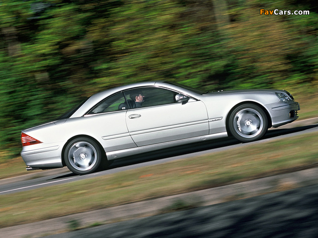 Mercedes-Benz CL 600 UK-spec (C215) 2002–06 wallpapers (640 x 480)