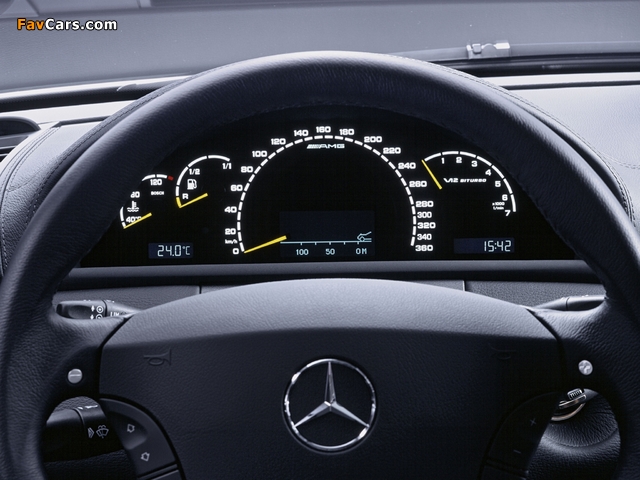 Mercedes-Benz CL 65 AMG (C215) 2003–06 wallpapers (640 x 480)