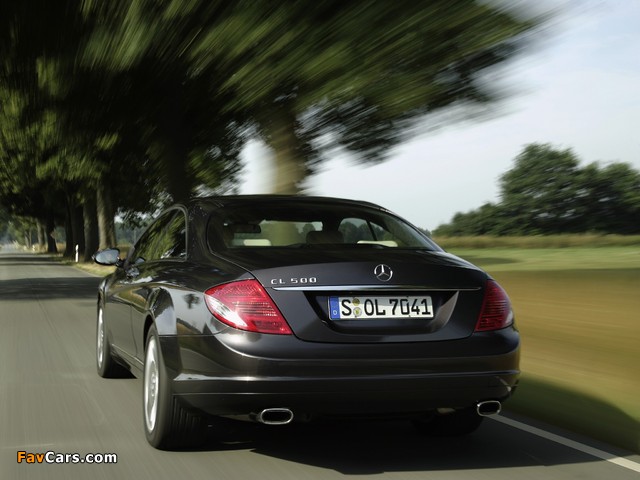 Mercedes-Benz CL 500 (C216) 2006–10 pictures (640 x 480)
