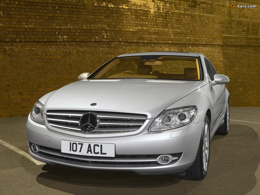 Mercedes-Benz CL 500 UK-spec (C216) 2006–10 pictures (1024 x 768)