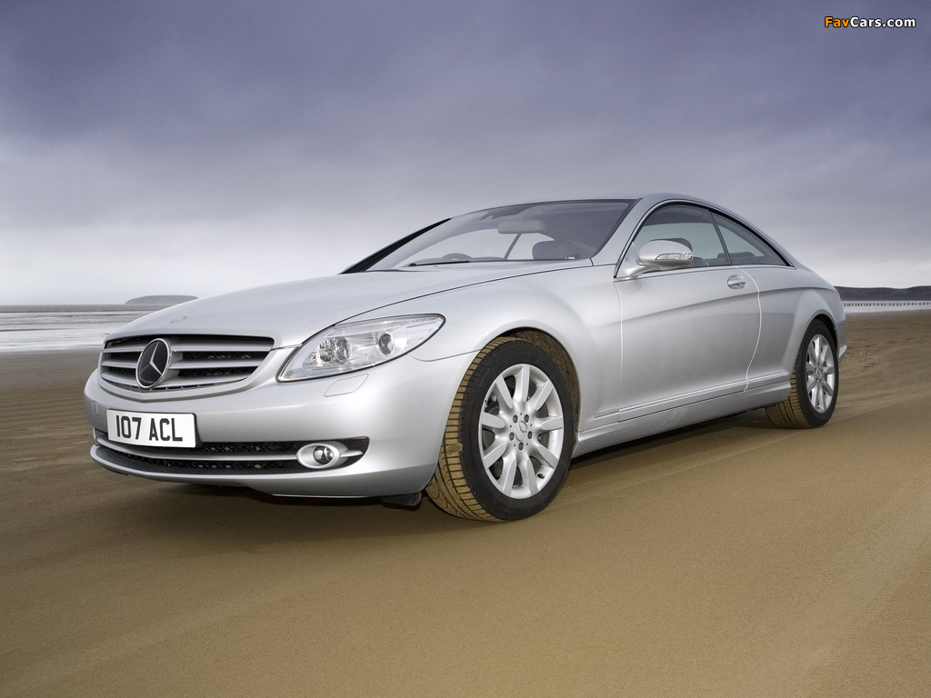 Mercedes-Benz CL 500 UK-spec (C216) 2006–10 wallpapers (1024 x 768)