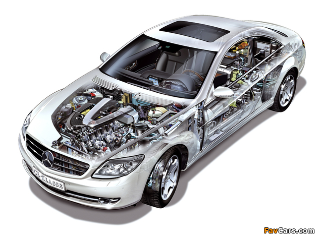 Mercedes-Benz CL 600 (C216) 2006–10 wallpapers (640 x 480)