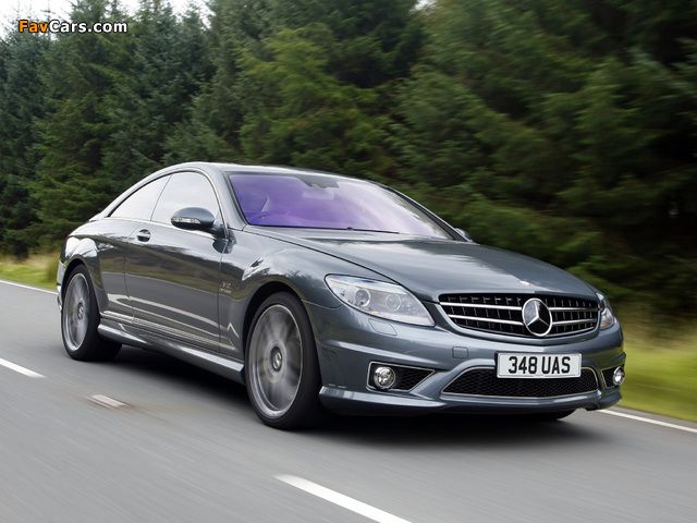 Mercedes-Benz CL 65 AMG UK-spec (C216) 2007–10 wallpapers (640 x 480)