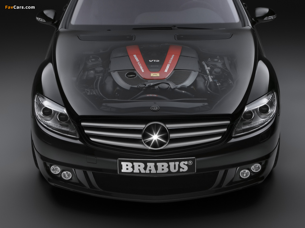 Brabus SV12 S Biturbo Coupe (C216) 2007–10 wallpapers (1024 x 768)